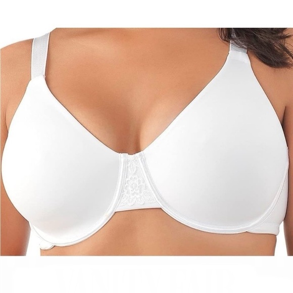 Vanity Fair Beauty Back Full Figure Back-Smoothing Underwire Bra 76380 White 38G - Picture 1 of 7